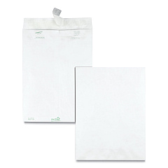 Survivor Catalog Mailers, Lightweight Tyvek, #10 1/2, Square Flap, Redi-Strip Closure, 9 x 12, White, 100/Box (R1460)
