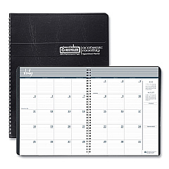 House of Doolittle 14-Month Recycled Ruled Monthly Planner, 11 x 8.5, Black Cover, 14-Month (July to Aug): 2022 to 2023 (26502)