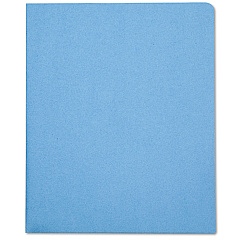 AbilityOne 7510005842490 SKILCRAFT Double Pocket Portfolio, 0.38" Capacity, 11 x 8.5, Light Blue, 25/Box