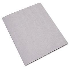 AbilityOne 7510005842491 SKILCRAFT Double Pocket Portfolio, 0.38" Capacity, 11 x 8.5, Gray, 25/Box