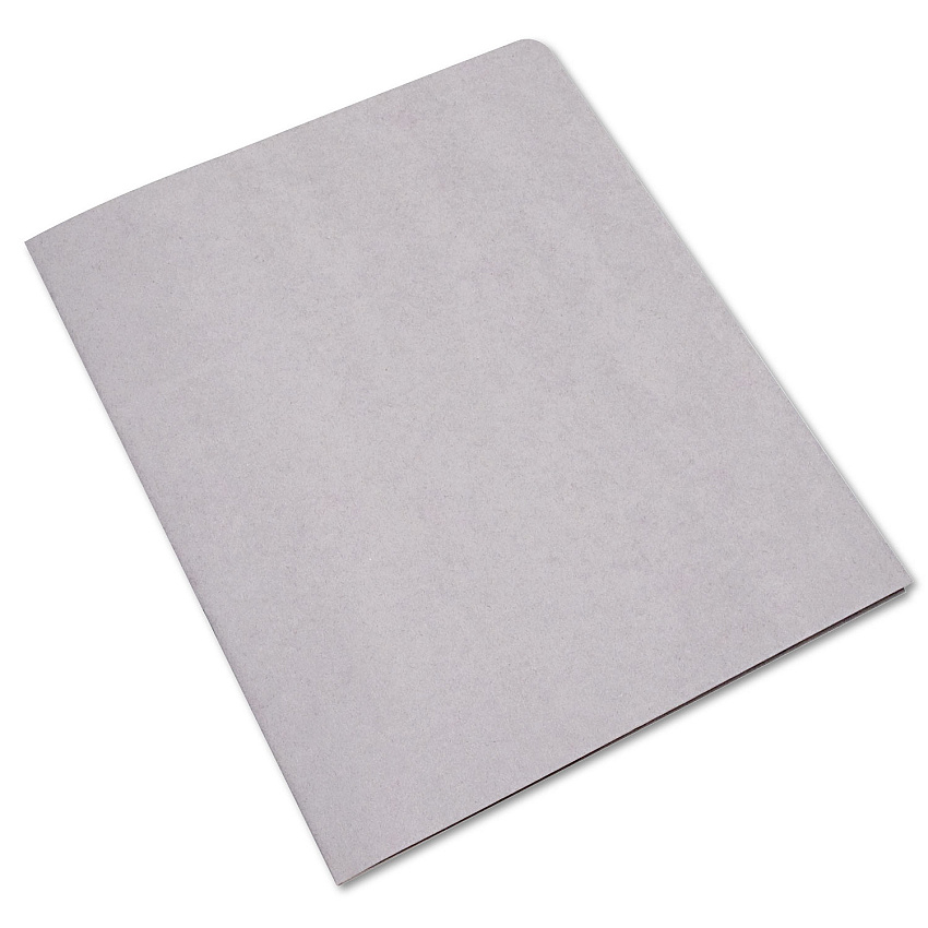 AbilityOne 7510005842491 SKILCRAFT Double Pocket Portfolio, 0.38" Capacity, 11 x 8.5, Gray, 25/Box