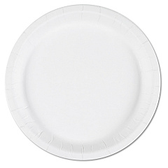 AbilityOne 7350008993056, SKILCRAFT, Paper Plates, 9" dia, 0.75" Deep, White, 1,000/Box
