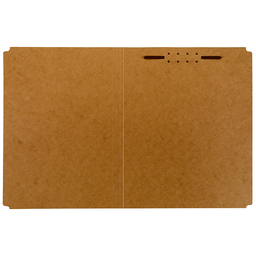 AbilityOne 7530009268978 SKILCRAFT Heavy-Duty Kraft Fastener Folder, 1 Fastener, Letter Size, Kraft Exterior, 100/Box