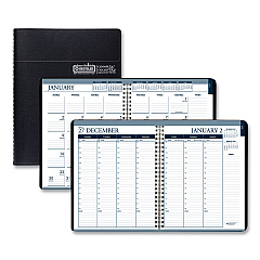 House of Doolittle Recycled Wirebound Weekly/Monthly Planner, 11 x 8.5, Black Cover, 12-Month (Jan to Dec): 2023 (28302)