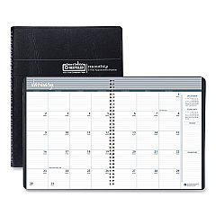 House of Doolittle Recycled Monthly 5-Year/62-Month Planner, 11 x 8.5, Black Cover, 62-Month (Dec to Jan): 2022 to 2028 (262502)
