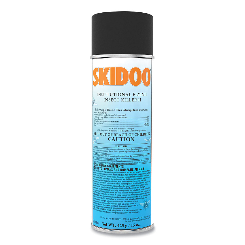 Diversey Skidoo Institutional Flying Insect Killer, 15 oz Aerosol, 6/Carton (5814919)