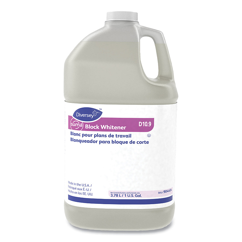 Diversey Suma Block Whitener, 1 gal Bottle, 4/Carton (101109766)