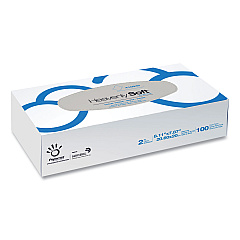 Papernet Heavenly Soft Facial Tissue, 2-Ply, 7.9 x 8.3, White, 100/Flat Box, 30 Boxes/Caton (410945)
