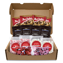 Snack Box Pros Always Be Mine Valentine's Day Box, Cocoa/Marshmallows/Candy/Cookies, 5 lb Box (70000119)