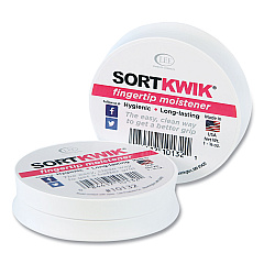 LEE Sortkwik Fingertip Moisteners, 1.75 oz, Pink, 2/Pack (10132)