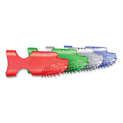 LEE Tippi Micro-Gel Fingertip Grips, Size 7, Medium, Assorted, 10/Pack (61070)