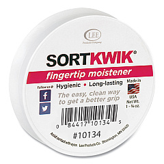 LEE Sortkwik Fingertip Moisteners, 1.75 oz, Pink (10134)