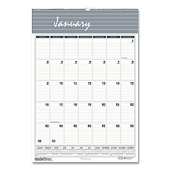 House of Doolittle Bar Harbor Recycled Wirebound Monthly Wall Calendar, 15.5 x 22, White/Blue/Gray Sheets, 12-Month (Jan-Dec): 2023 (333)