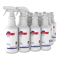 Diversey Spitfire Power Cleaner, Liquid, Fresh Pine Scent, 32 oz Spray Bottle, 12/Carton (95891789)
