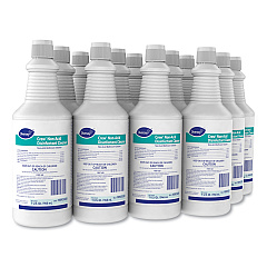 Diversey Crew Neutral Non-Acid Bowl and Bathroom Disinfectant, 32 oz Squeeze Bottle, 12/Carton (100925283)