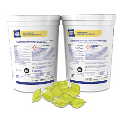 Easy Paks All-Purpose Cleaner/Deodorizer, 90 .5 oz Packets/Tub, 2 Tubs/Carton (990651)
