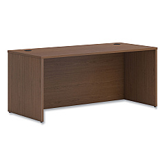 HON Mod Desk Shell, 66" x 30" x 29", Sepia Walnut (LDS6630LE1)
