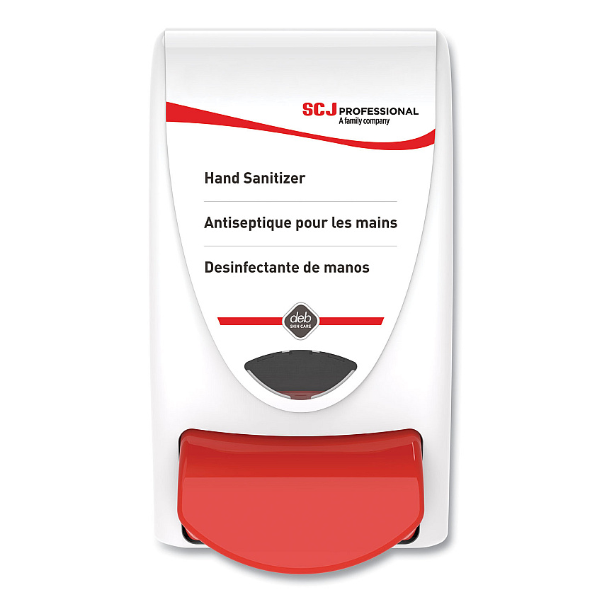 SC Johnson Professional Hand Sanitizer Dispenser, 1 Liter Capacity, 4.92 x 4.6 x 9.25, White, 15/Carton (SAN1LDSEA)