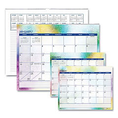 House of Doolittle Recycled Cosmos Wall Calendar, Cosmos Artwork, 14.88 x 12, White/Blue/Multicolor Sheets, 12-Month (Jan to Dec): 2023 (3459)