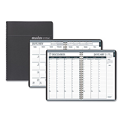 House of Doolittle Recycled Monthly Weekly 7 Day Planner, 8.75 x 6.88, Black Cover, 12-Month (Jan to Dec): 2023 (286802)