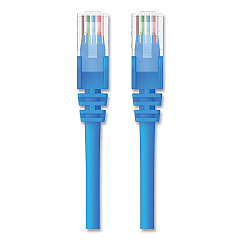 Belkin CAT6 UTP Computer Patch Cable, RJ45 Connectors, 25 ft, Blue (A3L98B25BLUS)