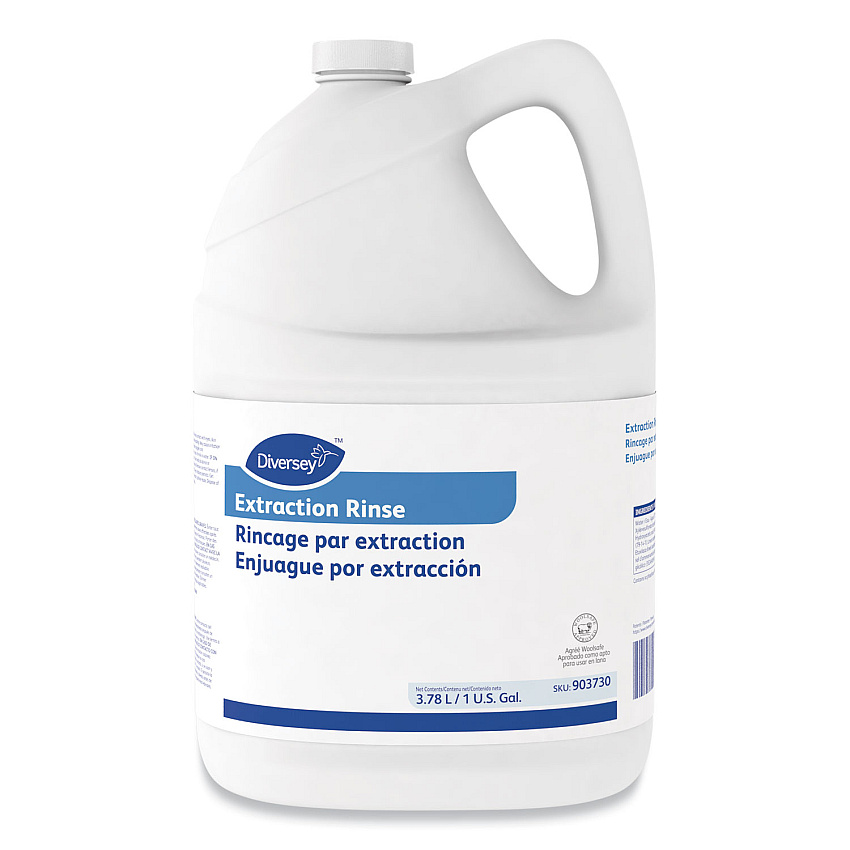 Diversey Carpet Extraction Rinse, Floral Scent, 1 gal Bottle, 4/Carton (101109760)
