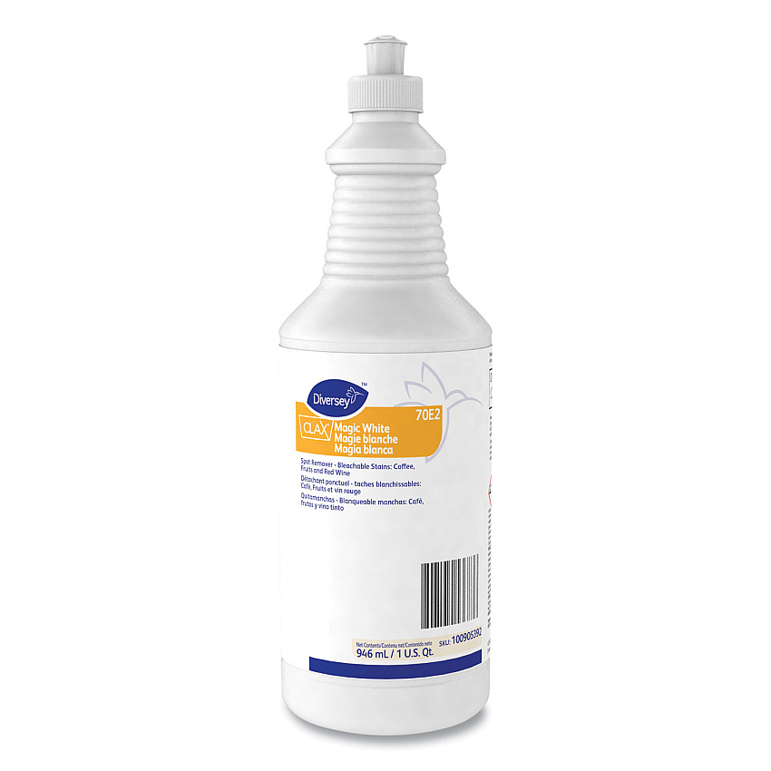 Diversey Clax Magic White, Liquid, 32 oz, 6/Carton (100905392)