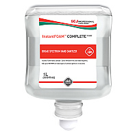 SC Johnson Professional InstantFOAM COMPLETE PURE Alcohol Hand Sanitizer, 1 L Refill, Fragrance-Free, 6/Carton (IFC1L)