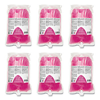Betco Pink Lotion Skin Cleanser, Clean Bouquet, 1,000 mL Refill Bag, 6/Carton (1122900)