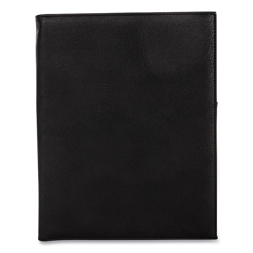 Bond Street, Ltd. Faux-Leather Padfolio, 9 x 12 Pad, 9.75 x 12.5, Black (5042BSBLACK)