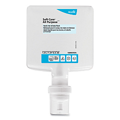 Diversey Soft Care All Purpose Hand, Hair and Body, Lemon Tea Splash, 1.3 L Cartridge, 6/Carton (100907876)