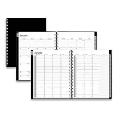 Blue Sky Enterprise Weekly Appointment Planner, Enterprise Formatting, 11 x 8.5, Black Cover, 12-Month (Jan to Dec): 2023 (111289)