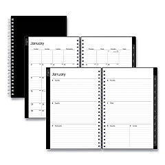 Blue Sky Enterprise Weekly/Monthly Planner, Enterprise Formatting, 8 x 5, Black Cover, 12-Month (Jan to Dec): 2023 (111291)