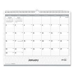 Blue Sky Enterprise Wall Calendar, Enterprise Geometric Artwork, 15 x 12, White/Gray Sheets, 12-Month (Jan to Dec): 2023 (111292)