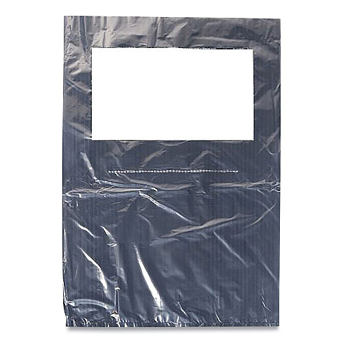 HOSPECO Scensibles Universal Receptable Liner Bags, 12.5x23 with 7.5" Wrap Around Strap, High Density Polyethylene, White, 500/Carton (LBSF500HD)