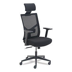 La-Z-Boy Mesh Back Molded Foam Task Chair, Supports Up to 275 lb, Black Seat/Back (60021)