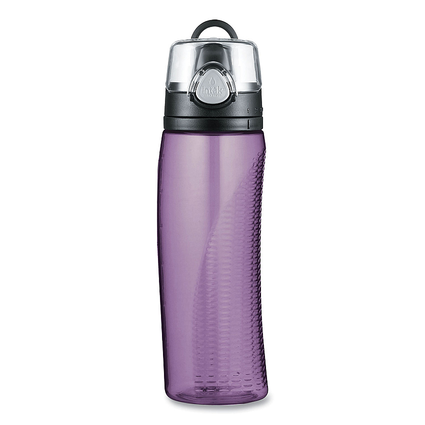 Intak by Thermos Hydration Bottle with Meter, 24 oz, Purple, Polyester (HP4100PU6)