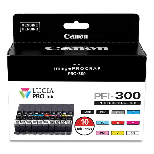 Canon PFI-300 10-Color Ink Value Pack (4192C007)