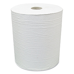 American Paper Converting Hardwound Paper Towel Roll, Eco Green Paper, 1-Ply, 7.88" x 800 ft, White, 6/Carton (EN80166)