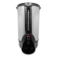Coffee Pro Home/Business 100-Cup Double-Wall Percolating Urn, Stainless Steel (CP100XX)