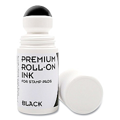 Cosco Premium Roll-On Ink, 2 oz, Black (030259)