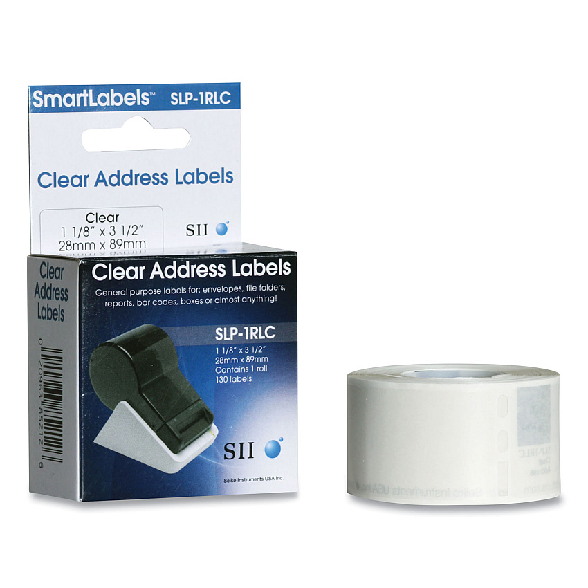 Seiko SLP-2RLC Clear Address Labels