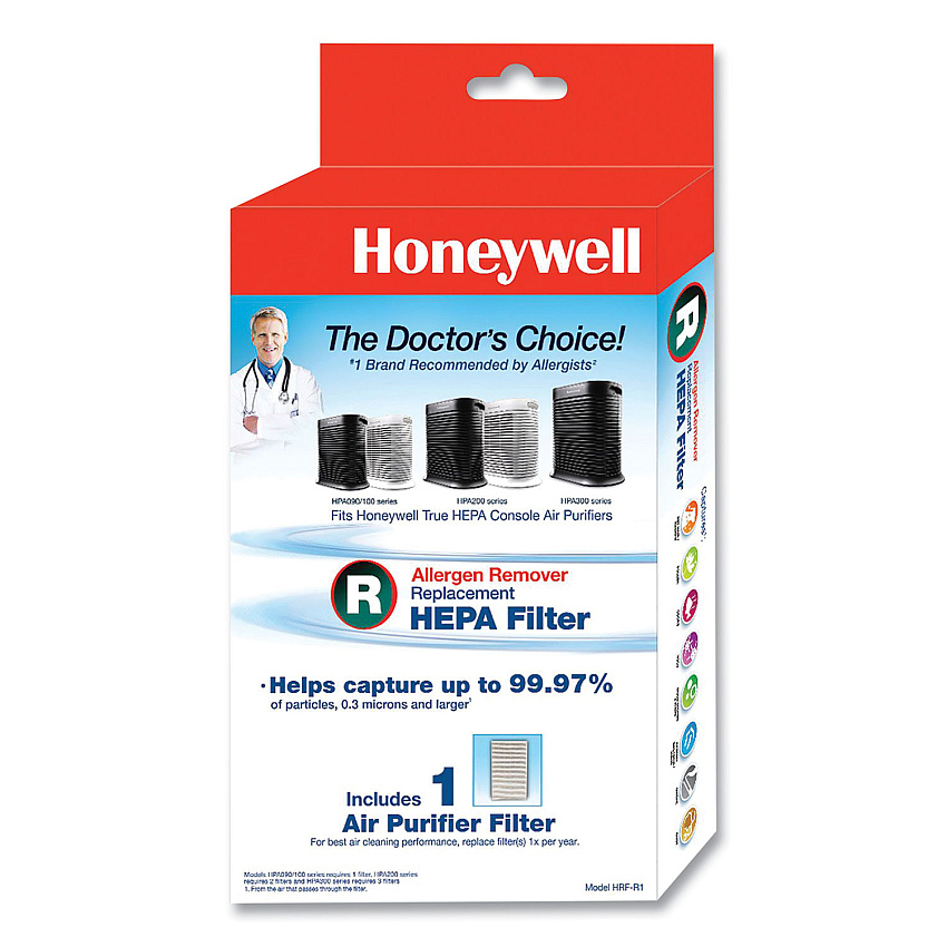 Honeywell True HEPA Air Purifier Replacement Filter, 6.75 x 10.32 (HRFR1)