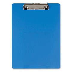 Officemate Recycled Plastic Clipboard, Holds 8.5 x 11 Sheets, Blue (83048)