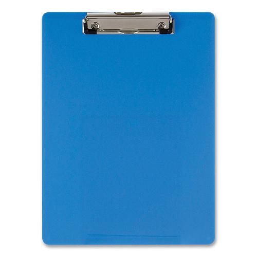 Officemate Recycled Plastic Clipboard, Holds 8.5 x 11 Sheets, Blue (83048)