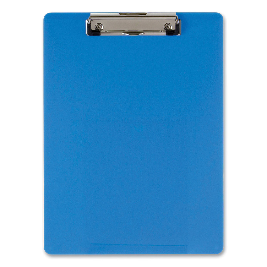 Officemate Recycled Plastic Clipboard, Holds 8.5 x 11 Sheets, Blue (83048)