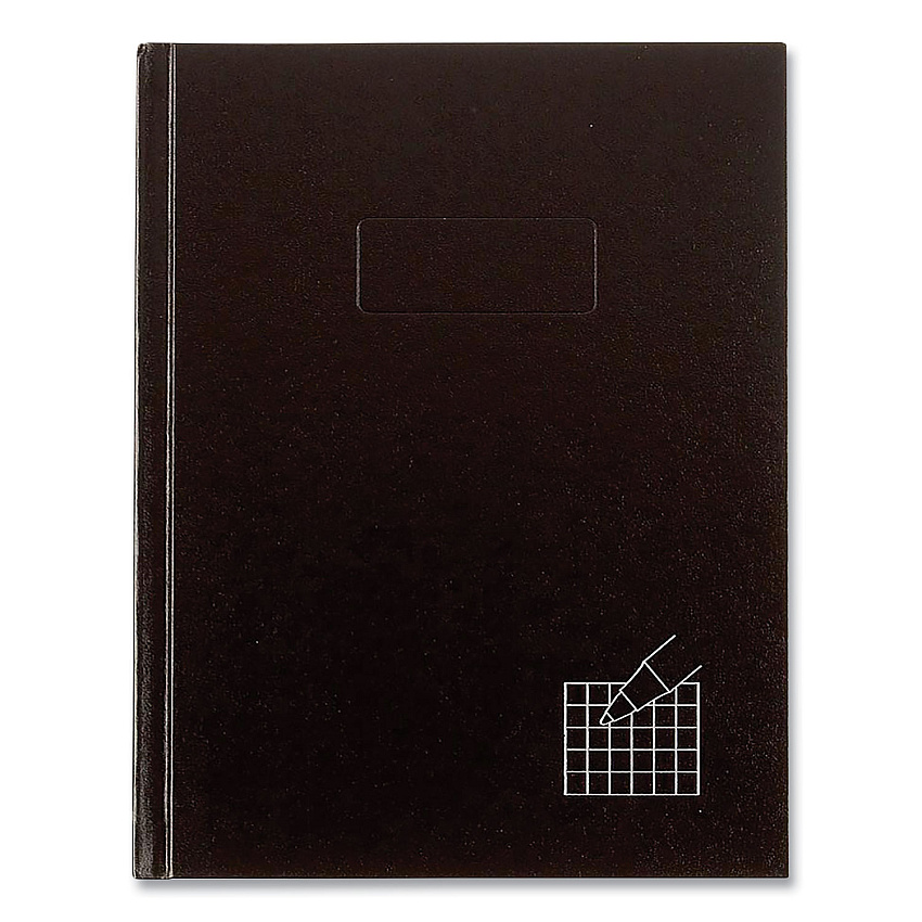 Blueline Professional Computation/Laboratory Notebook, Quadrille Rule, Black Cover, 9.25 x 7.25, 96 Sheets (A9Q)