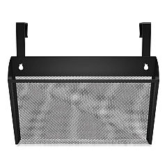 TRU RED Wire Mesh Wall File, Letter Size, 14.37" x 3.34", Black (24402465)