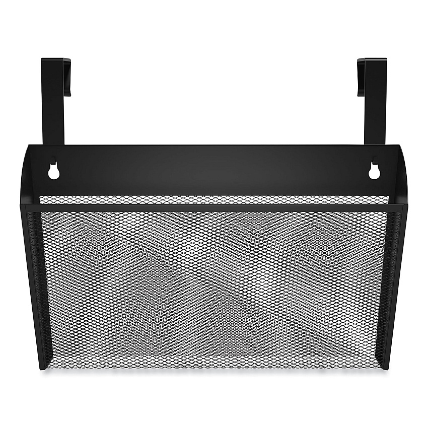 TRU RED Wire Mesh Wall File, Letter Size, 14.37" x 3.34", Black (24402465)