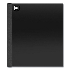 TRU RED Three-Subject Notebook, Twin-Wire, Medium/College Rule, Black Cover, (150) 11 x 8.5 Sheets (24423006)